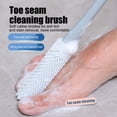 thumbnail image 4 of Toe Crevice Cleaning Brush, Soft Silicone Gray Antipruritic Exfoliating Brush, 1 Pack For Foot Cleaning, 4 of 5