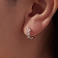 thumbnail image 4 of Chain-Link Clip-On Earrings  925 Sterling Silver Minimalist Elegant Everyday Wear, 4 of 9