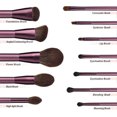thumbnail image 2 of 12Pcs Makeup Brushes Set, Premium Synthetic Foundation Powder Concealers Eye Shadows Makeup Brushes, 2 of 4
