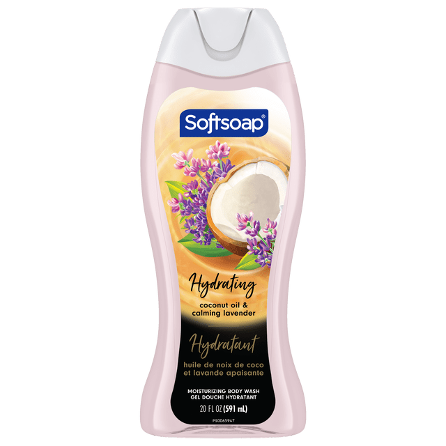 Softsoap Moisturizing Body Wash, Luminous Oils Coconut Oil & Lavender - 20 Ounce