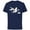Navy, variant on Disney Hercules Pegasus Winged Horse - Short Sleeve Cotton T-Shirt for Adults - Customized-Black