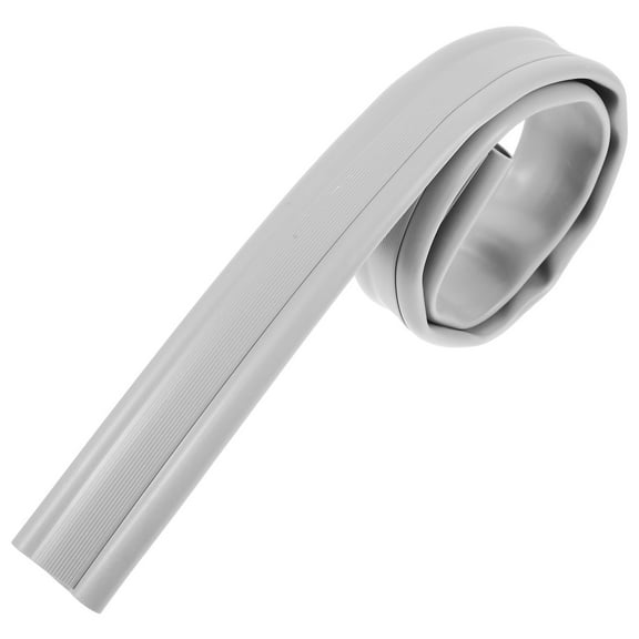 LABSERRON Grey PVC Door Sealer Strip for Door Gap Sealing and Weatherstripping Replacement 1Pack