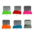 thumbnail image 4 of Soidarity Caja de señuelos de pesca con divisores extraíbles Caja de señuelos Cajas de almacenamiento Suministros Ganchos Organizador Pescar Rosa, 4 of 6