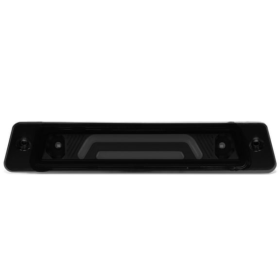 DNA Motoring 3BL-FM87-3D-LED-BK-SM For 1987 to 1993 Ford Mustang LX Hatchback with OEM Spoiler Rear Center 3D LED Bar Third 3rd Tail Brake Light Black/Smoked