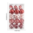 thumbnail image 2 of 30 Pcs Christmas Balls Gift Box Set Creatives Color Painting Christmas Balls Christmas Tree Hanging Balls Pendant Christmas Decoration Set, 2 of 5