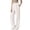 Beige, variant on Lmueinov Wide Leg Pants for Women High Waist Hollow Out Striped Tape Loose Trousers with Pocket Women Trendy 2026 Business Casual Outfits