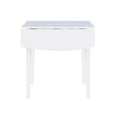 thumbnail image 4 of Linon Ervin Square Space Saving Drop Leaf Table in White Rubberwood, 4 of 19