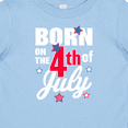 thumbnail image 4 of Inktastic Born on the 4th of July Boys or Girls Baby T-Shirt, 4 of 5