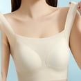 thumbnail image 3 of ATENAR Womens Bras,Push Up Bra,Bras for Women,Stretch Fabric,Breathable,Solid,Nylon,Spandex,Beige,L, 3 of 5