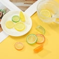 thumbnail image 4 of 10 Pcs Fake Lemon Slices, 1.6 Inch Simulation Lemon Slice Artificial Fruit Decor for Home Party Fruit Props, Green, 4 of 7