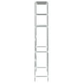 thumbnail image 5 of vidaXL 3-Tier 27.2" x 11" x 66.5" Plastic Storage Rack, Silver, 5 of 8