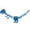 Blue, variant on Party supplies Dinosaur Birthday Letter Flag Hanging chiidren's First Birthday Background Decoration Hanging Flag And Banner