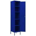 thumbnail image 6 of vidaXL Locker Cabinet Navy Blue 13.8"x18.1"x70.9" Steel, 6 of 10