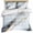 Grey, variant on Green White Marble Bedding 3 Piece Duvet Cover Set Full Size, Nature Marble Crack Yellow Lines Art Soft Microfiber Comforter Cover with Zipper Closure & Pillowcases, FadeResistant Quilt Cover
