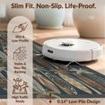 thumbnail image 6 of Design&I 8'x10' Washable Area Rug Surfboard Boho Print Stripe Border Nautical Vintage Charm Surf Flowing Dynamic for Dining Room, Large Office, Lounge, Snag-Free, 6 of 7