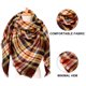 thumbnail image 3 of Bufanda de otoño invierno para mujer con borlas clásicas a cuadros de tartán cálido suave y grueso manta grande abrigo chal bufandas, 3 of 5