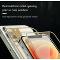 thumbnail image 3 of GoldCherry Camera Armor For iPhone 12 Mini Screen Protector, Front & Back 9H Hardness Tempered Glass Screen Protector [Titanium Edge] Anti-Scratch 0.26mm HD For iPhone 12 Mini 5.4 Inch(Gold), 3 of 8