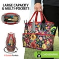 thumbnail image 2 of Garden Tool Bag,Pioneer Flower Floral Print Pattern Garden Tool Organizer,Garden Gifts,Waterproof Multi-Pocket Garden Tool Storage 11.8x5.5x11.4 Inch(Tools NOT Included), 2 of 6