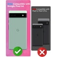 thumbnail image 2 of Google Pixel 6A Case 6.1" 2022,Glitter Sparkle Floral Pattern 3 in 1 Duty Rugged Dual-Bumper,Hard PC & Soft Silicone,360 Full-Body Protective Phone Cover for Women Girls,Peony, 2 of 16