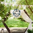 thumbnail image 4 of Artificial rose belt swag, 23inch fake silk rose leaves Floor Lintel wreath, spring summer flower, 4 of 5