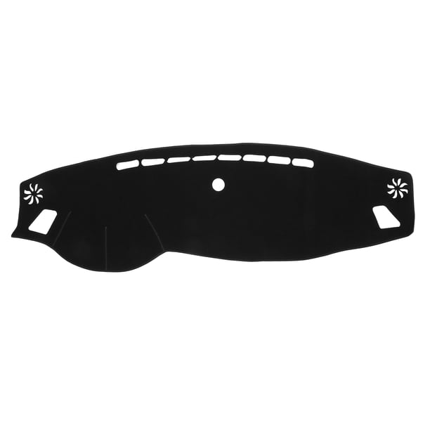 Cubierta de tablero de Unique Bargains para consola central del automóvil, alfombrilla antideslizante para tablero de Kia K5 2016-2019, poliéster negro, 1 pieza