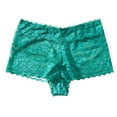 thumbnail image 3 of Oksale Womens Lace Underwear Full Coverage Boyshorts Panties Sexy Thin Lightweight Comfy Panty Briefs High Waisted Underpants Green XL, 3 of 7