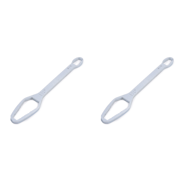 Llave inglesa de 3-17 mm Llave inglesa ajustable Torx universal de dos cabezas Herramientas de mano Plata