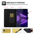 thumbnail image 2 of Dteck Lenovo Tab M10 HD 2nd Gen Case 10.1 Inch 2020 (Model: TB-X306F TB-X306X), Glitter PU Leather Stand Folio Case Auto Wake Sleep Cover w/ Stylus Holder for Lenovo Tab M10 HD 10.1",Gold, 2 of 4