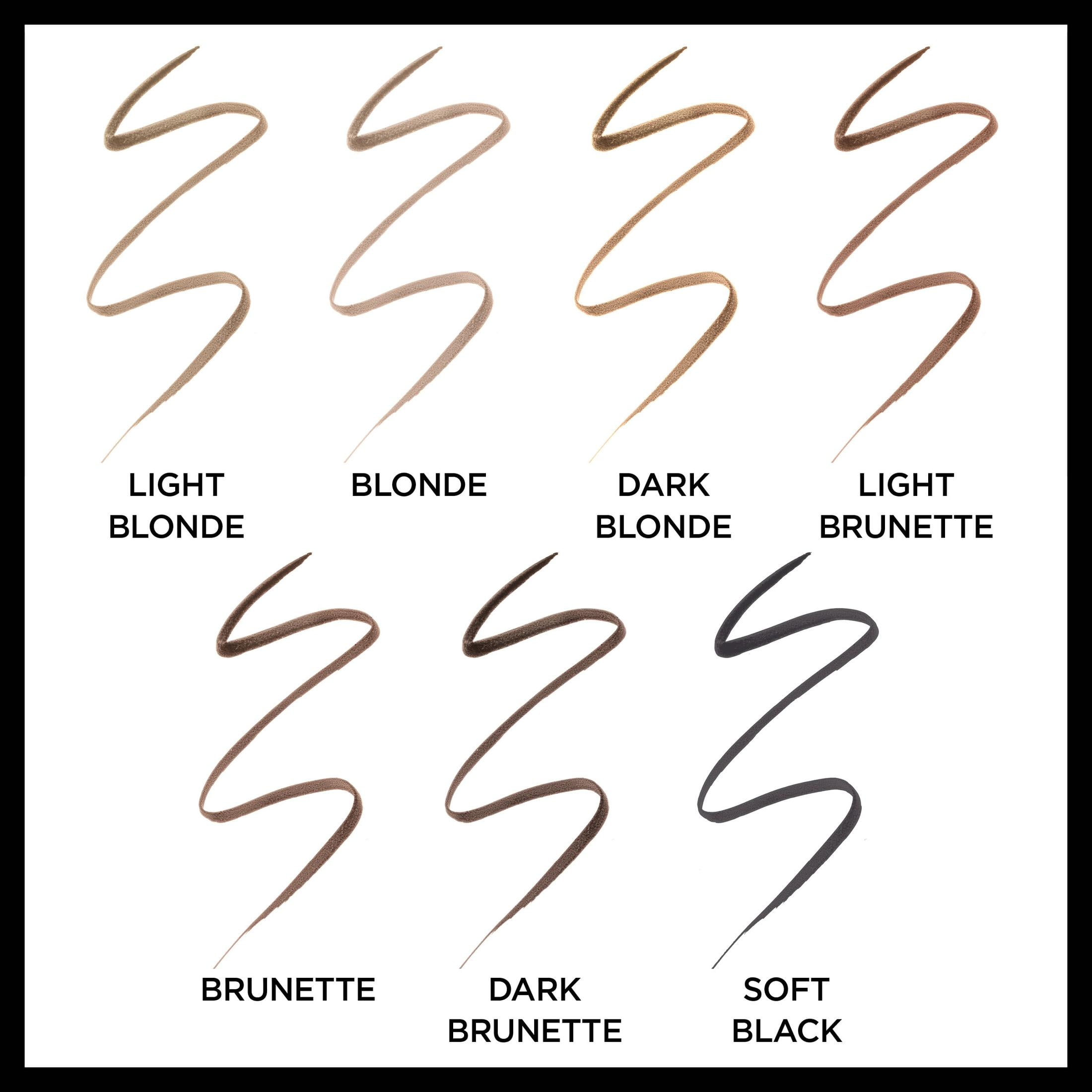 (2 pack) L'Oreal Paris Brow Stylist Definer Waterproof Eyebrow Pencil, Brunette, Defining, 0.003 oz