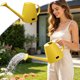thumbnail image 4 of Riego puede soltar una maceta de regadero de plástico de 1,8L con pulverizador desmontable para plantas de interior y exterior, 4 of 6