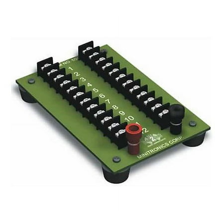 Terminal Block, 12-Port Multi-Colored