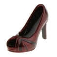 thumbnail image 1 of Chaussures Stilettos à l'Échelle 1:6 pour Accessoire de Déguisement de 12 Pouces Rouge Noir, 1 of 8