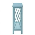 thumbnail image 4 of Home Square 2 Piece Wood Console Table Set in Sea Foam Green, 4 of 10