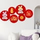 thumbnail image 5 of Decoración tradicional china, buenos deseos, manualidades, bricolaje, flores de papel rojas creativas estilo c, 5 of 8