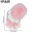 thumbnail image 7 of Jiibva Cat Claw Mittens Cartoon Plush Gloves for Halloween Carnival Party or Stage Performance, 7 of 7