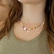 thumbnail image 5 of Collar Ursteel Initial con cuentas bañadas en plata de 36 cm, 5 of 7