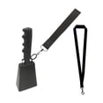 thumbnail image 1 of MERIGLARE Cowbell Decorative Hand Bell Call Cheering Bell for School Birthday Concerts black, 1 of 9