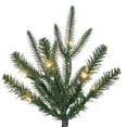 thumbnail image 6 of Vickerman  7.5 ft. x 30 in. Green Tacoma Fraser Fir Pencil Artificial Pre-Lit Christmas Tree with 700 LED Color Changing - 3 mm, 6 of 11