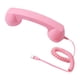 thumbnail image 2 of Auricular de teléfono retro con volumen ajustable para llamadas de teléfonos inteligentes Rosa, 2 of 9