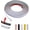 White, variant on White Molding Trim Peel and Stick, 10Ft Flexible Mirror Border Design for Tile Edges, Furniture Accent, and Kitchen Backsplash Decor
