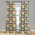 thumbnail image 5 of Ambesonne Cactus Curtains, Mexican Succulent Plant, Pair of 28"x84", Multicolor, 5 of 5