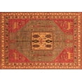 thumbnail image 1 of Ahgly Company Indoor Rectangle Oriental Orange Industrial Area Rugs, 2' x 3', 1 of 4