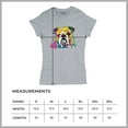 thumbnail image 5 of Tee Hunt Dean Russo Serious Bulldog T-Shirt Dog Best Friend Pet Paw Women's T-Shirt Tee, Gray, Small, 5 of 5