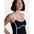 thumbnail image 5 of Avia Women's SoftSculpt Tipped Mini Dress, Sizes XS-XXXL, 5 of 6