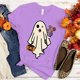 thumbnail image 3 of Camisetas con estampado de flores, fantasma y calabaza para Mujer, ropa de fiesta de Halloween, Tops góticos de calle de Hip Hop, Camisetas para Mujer, gran oferta, 3 of 5