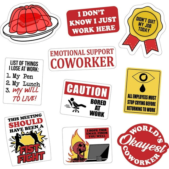 Office Sticker Extra Large Stickers for Adults Funny Adhesives with Memes