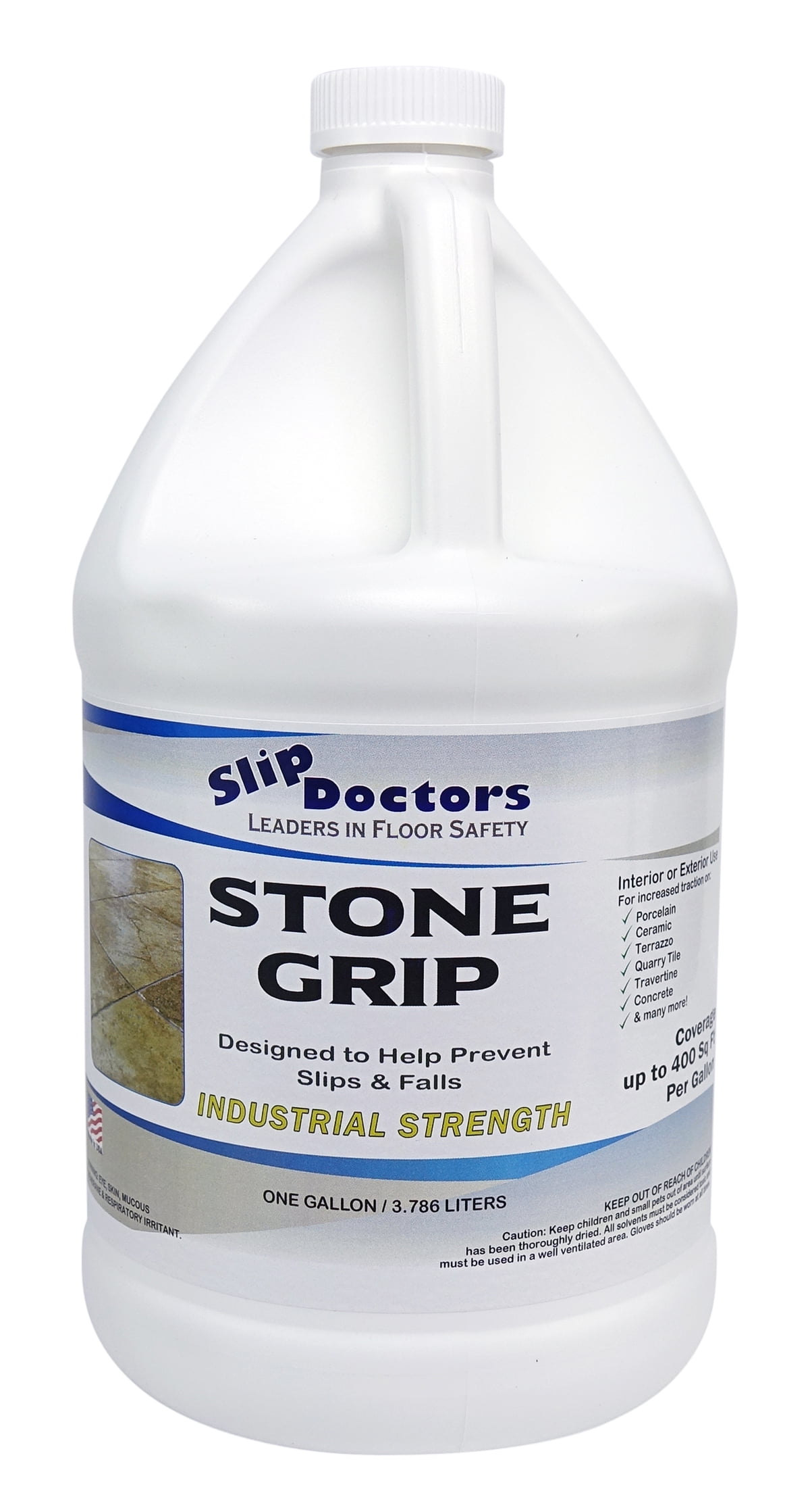 NonSlip Floor & Tile TreatmentStone Grip Gallon for Natural Stone & Unsealed Concrete