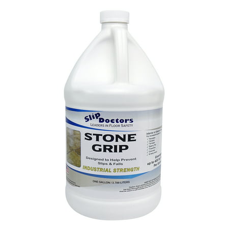 Non-Slip Floor & Pool Deck Treatment-Stone Grip Gallon - for Natural Stone & Unsealed