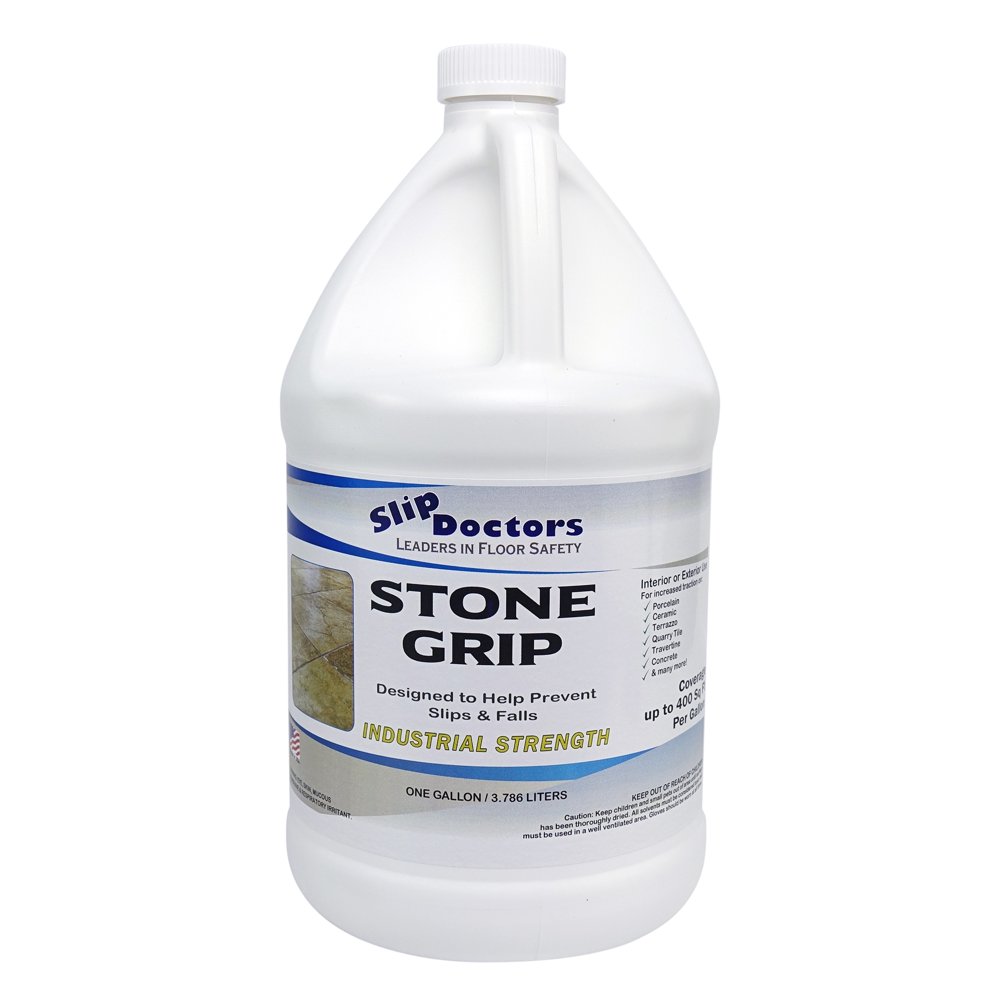 NonSlip Floor & Tile TreatmentStone Grip Gallon for Natural Stone & Unsealed Concrete