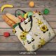 thumbnail image 5 of Balery Gnomes Bees And Sunflowers Bolsa de Mano para Mujeres con Cremallera, Bolsa de Gimnasio con Compartimentos, Bolsa para Laptop, Bolsa para Trabajo, 5 of 7